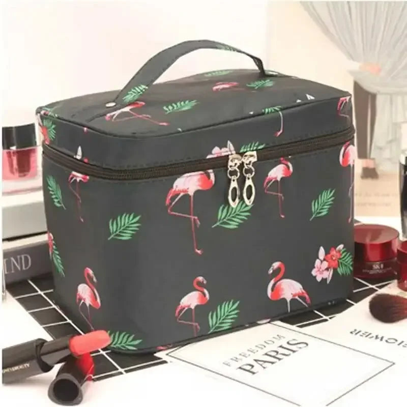 Large Multi-Compartment Makeup Case