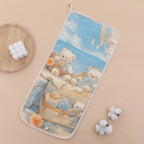 6-Layer Cotton Contour Burp Cloth