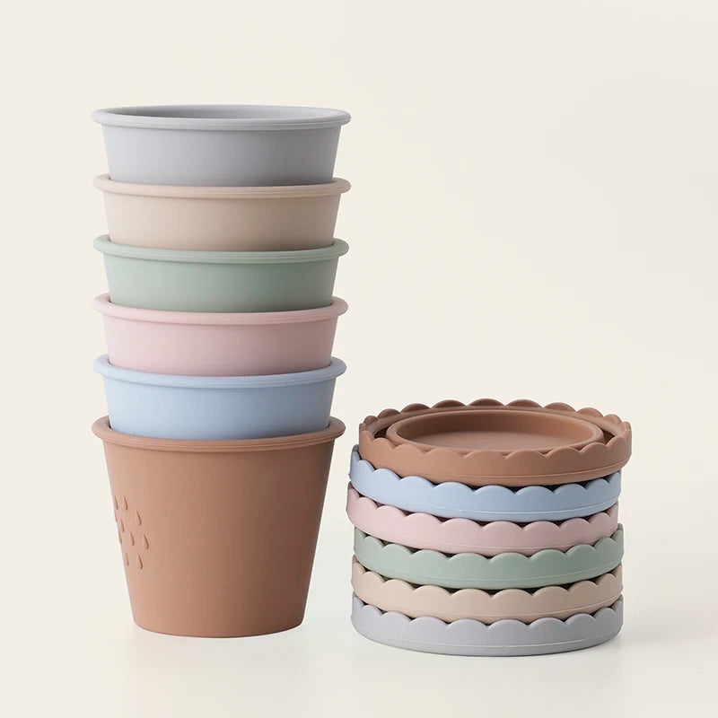 Silicone Baby Food Storage Cups (3-Pack)