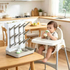 Multi-Layer Bottle Drying Rack with Drip Tray