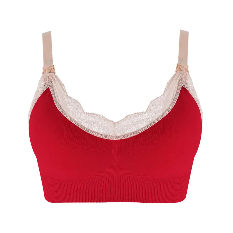 Lace Front-Open Nursing Bra