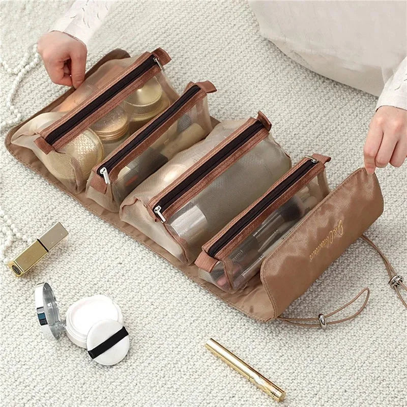 4-in-1 Detachable Hanging Toiletry Bag