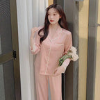 Satin Maternity Nursing Pajama Set – postpartum pajamas for hospital