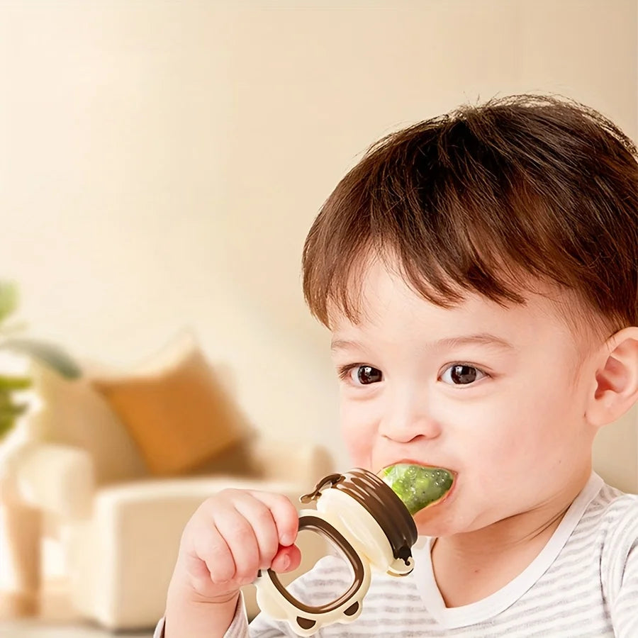 Lion Fresh-Food Feeder with Silicone Mesh – baby feeding essentials