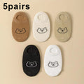 Bear Ankle Baby Socks 5-Pack