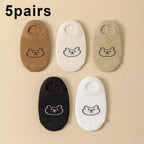 Bear Ankle Baby Socks 5-Pack