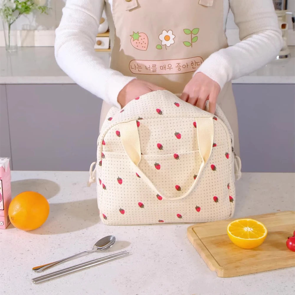 Floral Insulated Lunch Bag