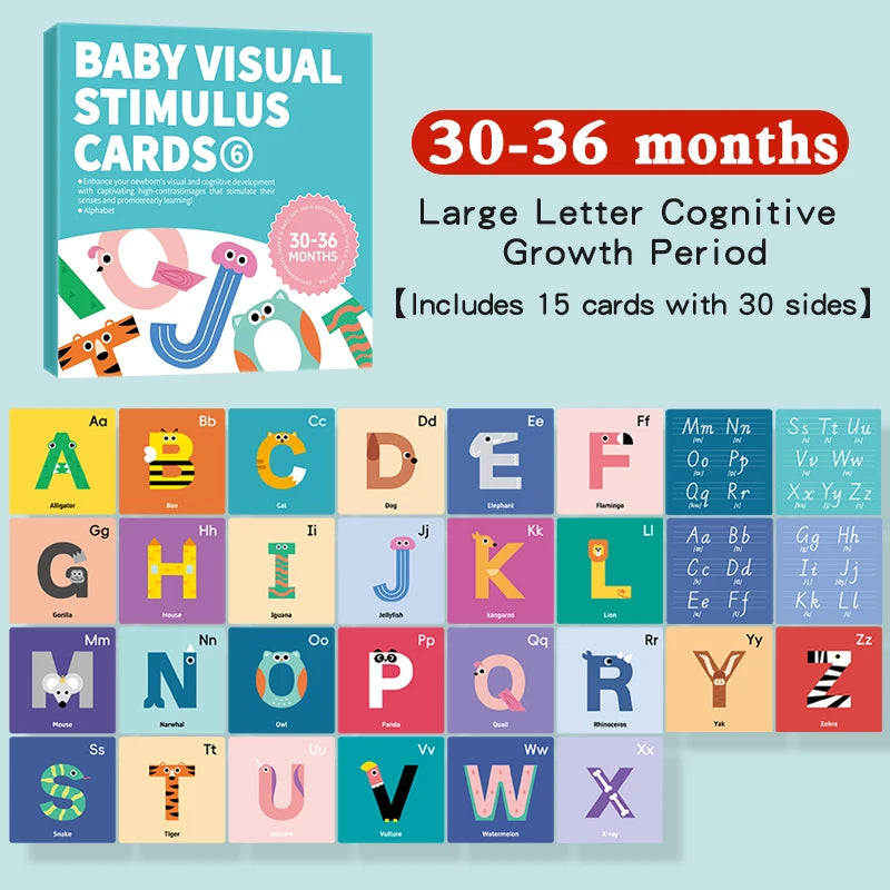 High-Contrast Black & White Baby Cards
