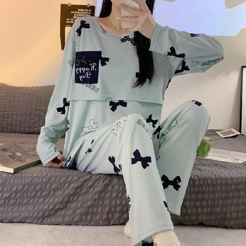 2-Piece Nursing Pajama Set