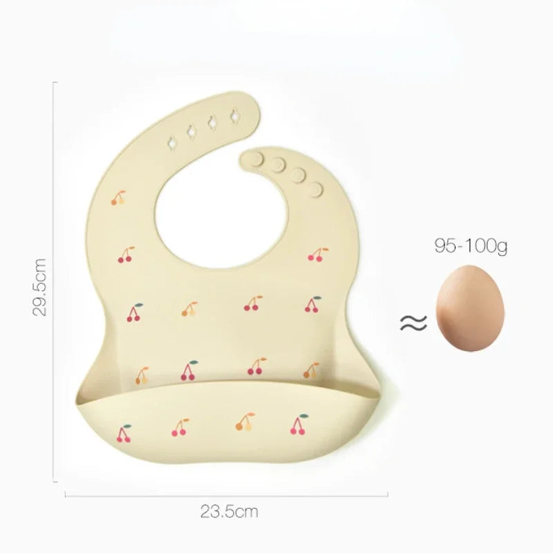 Soft Silicone Pocket Bib