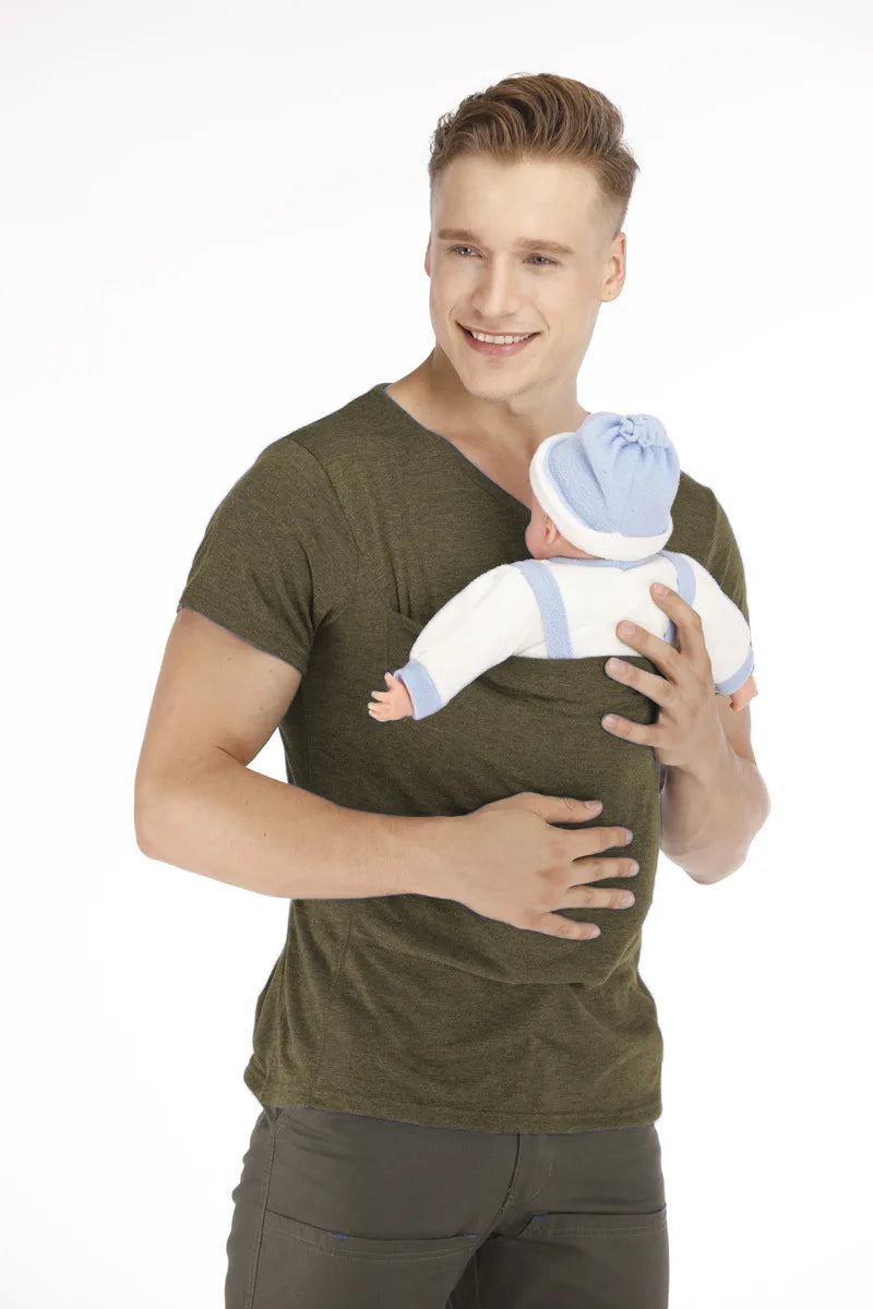 Kangaroo Pocket Babywearing Tee