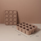 Silicone Freezer Tray with Lid for Breast Milk & Purees