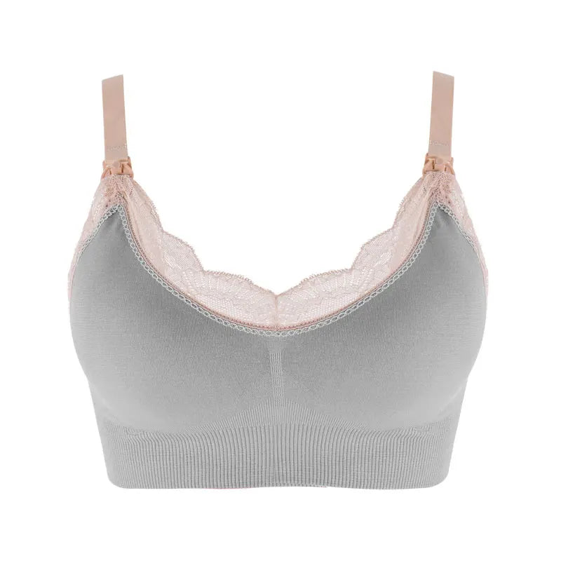 Lace Front-Open Nursing Bra