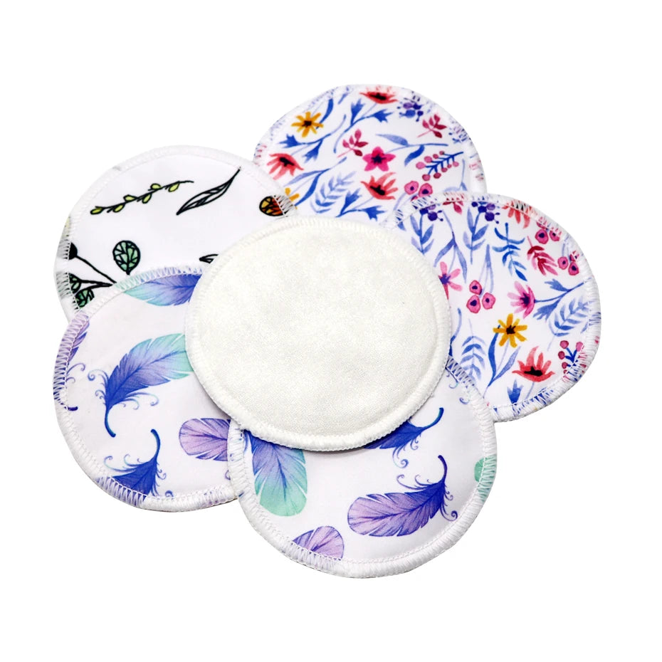 Printed Leakproof Nursing Pads with Wet Bag