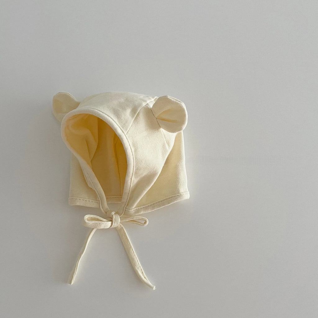 Bear Ear Cotton Bonnet