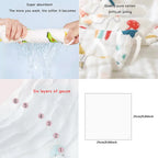 Muslin Gauze Washcloths 5-Pack