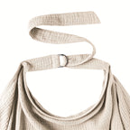 Printed Gauze Nursing Shawl with Neck Strap