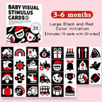 High-Contrast Black & White Baby Cards