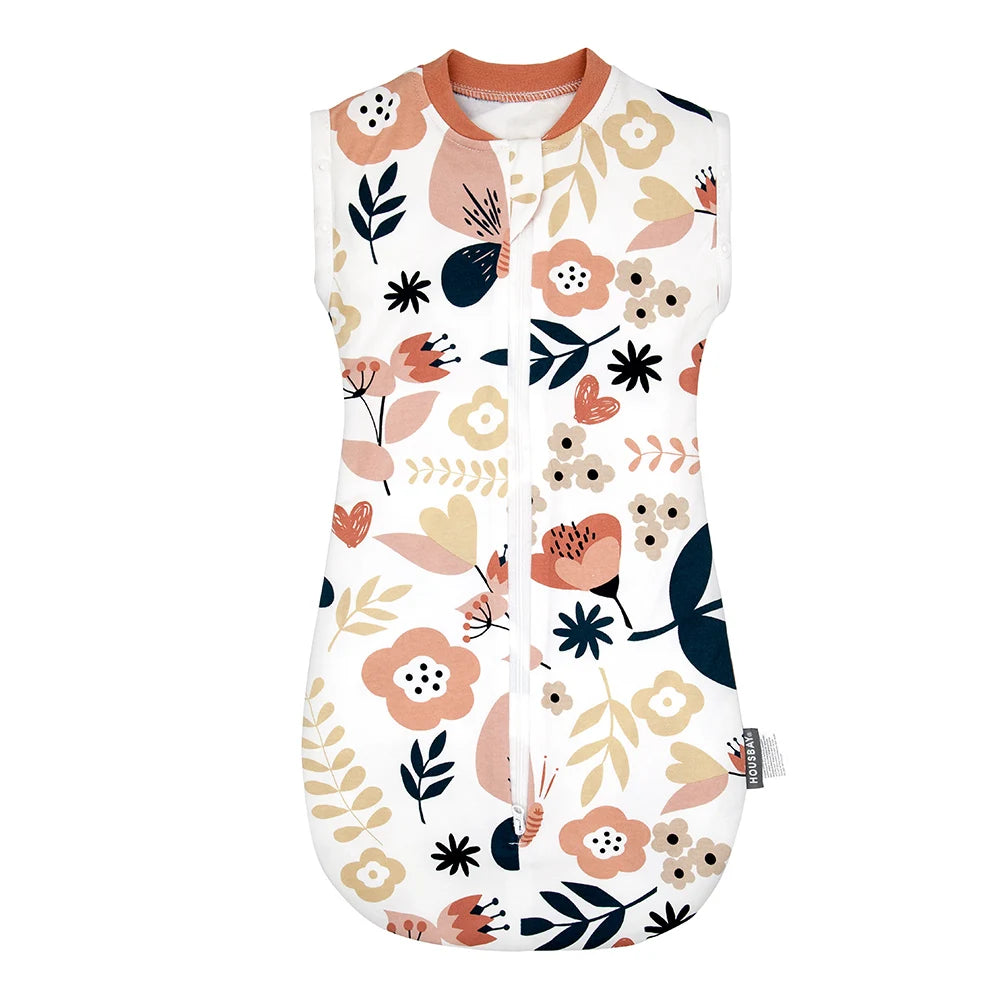 Sleeveless 2-Way Zip Cotton Sleep Sack