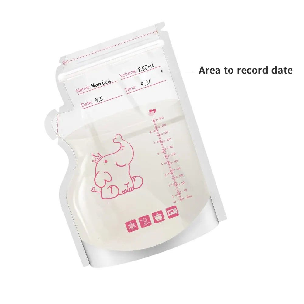 Breast Milk Storage Bags, 50-Pack