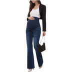 Over-Belly Flared Maternity Jeans