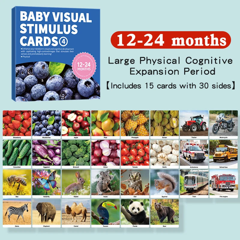 High-Contrast Black & White Baby Cards