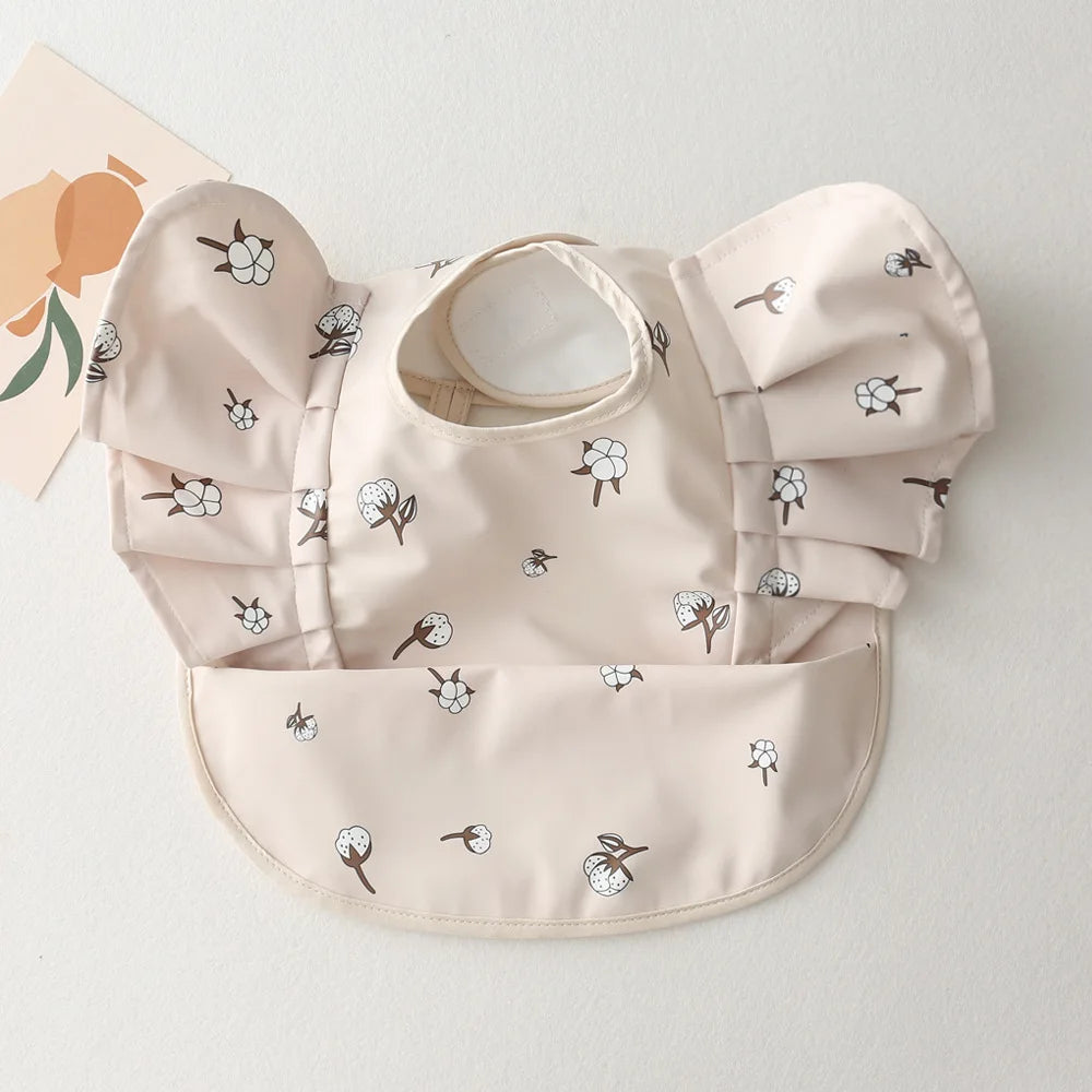Short-Sleeve Waterproof Bib with Pocket