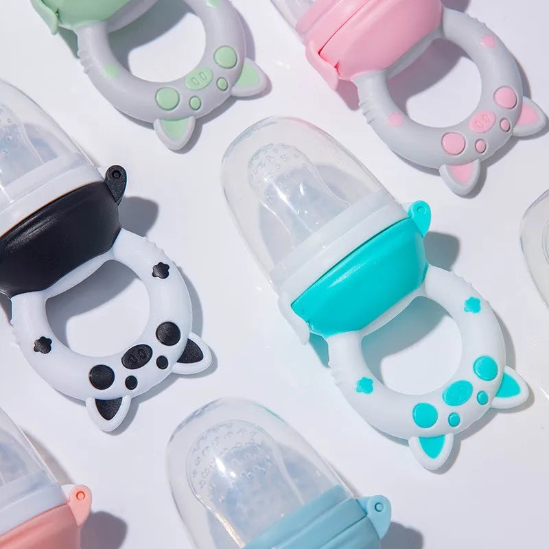 Silicone Fruit Feeder with 3 Feeding Sacs