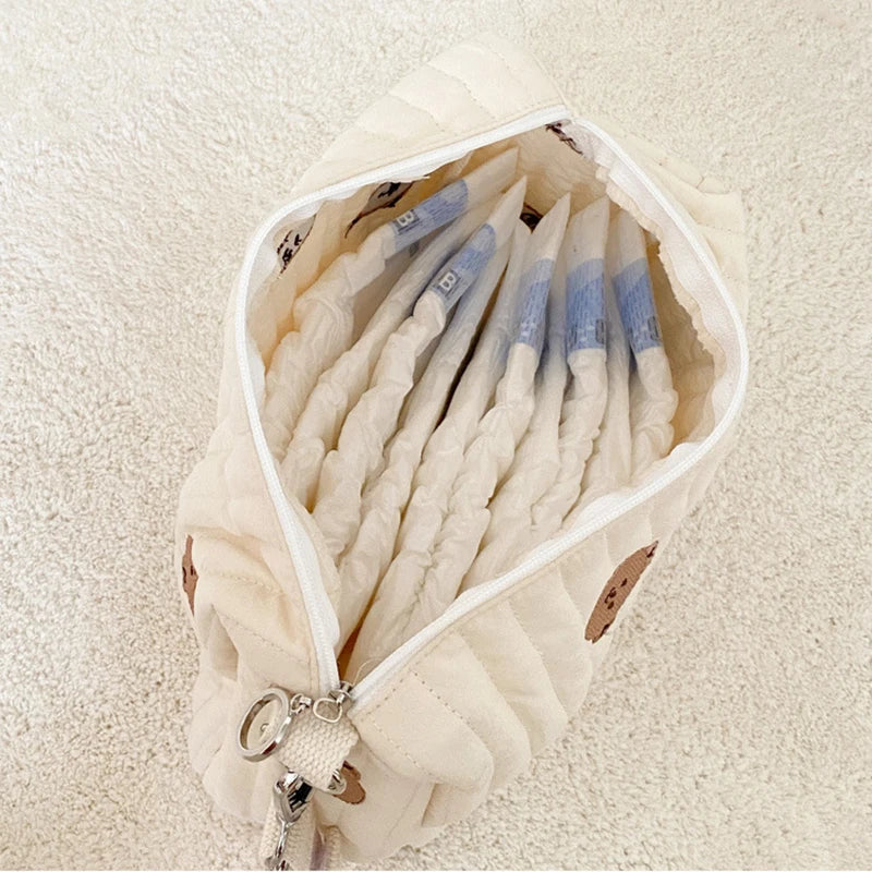 Embroidered Diaper Clutch / Stroller Pouch