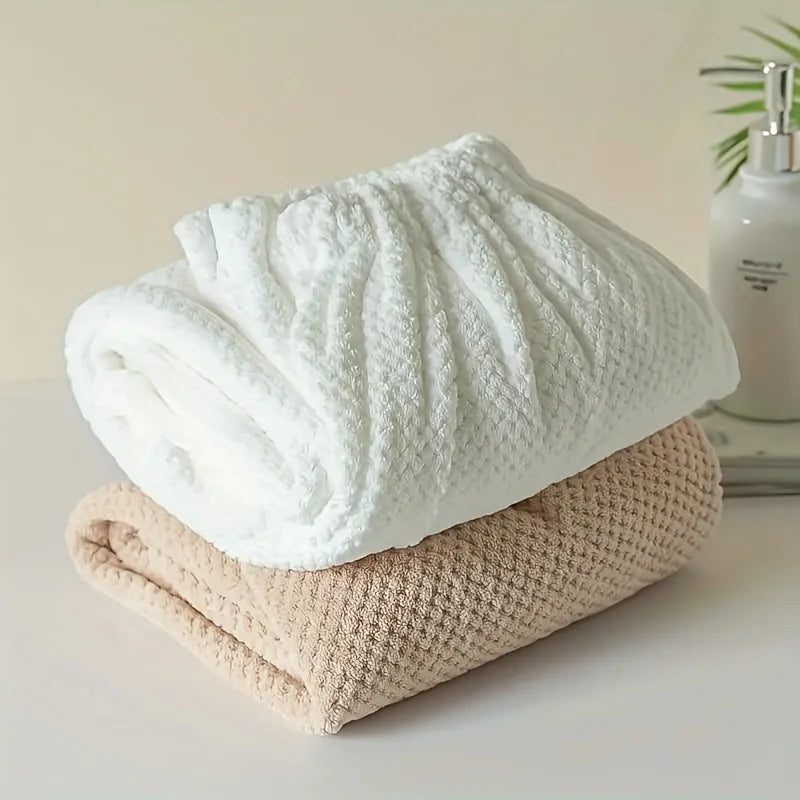 Wearable Bath Wrap & Hair Towel Set