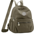 Everyday Nylon Backpack in Khaki – school backpack