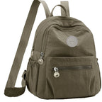 Everyday Nylon Backpack in Khaki – school backpack