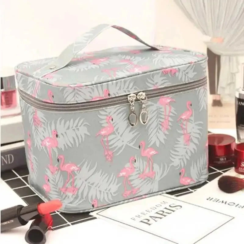 Large Multi-Compartment Makeup Case