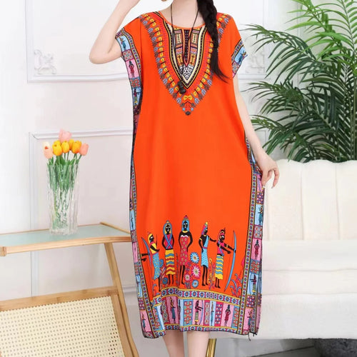 Orange Border Print