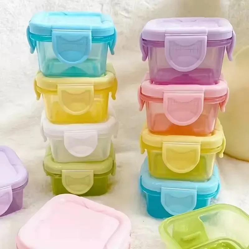 Mini Leakproof Food Storage Containers, 4-Pack