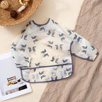 Long-Sleeve Waterproof Feeding Smock – long sleeve bib