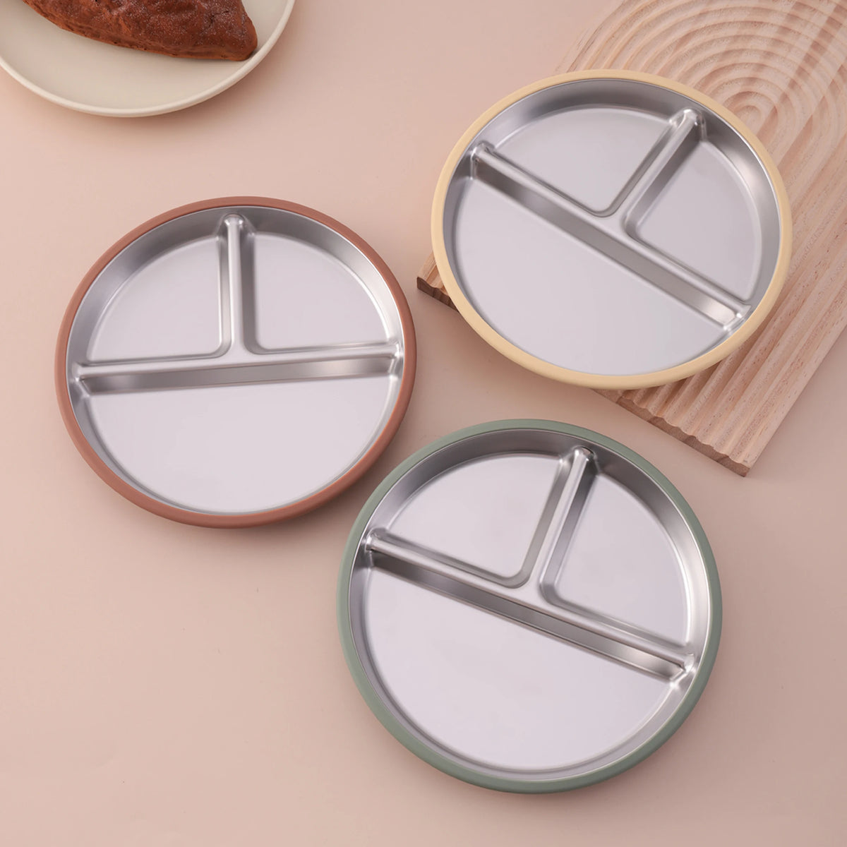 Stainless Steel Suction Plate with Silicone Base