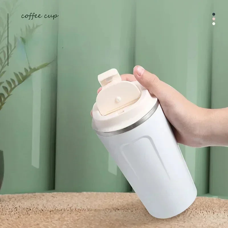 Leak-Proof Insulated Coffee Travel Mug