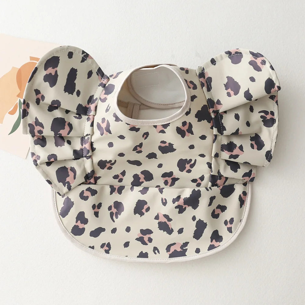 Short-Sleeve Waterproof Bib with Pocket