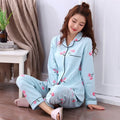 V-Neck Button-Down Pajama Set