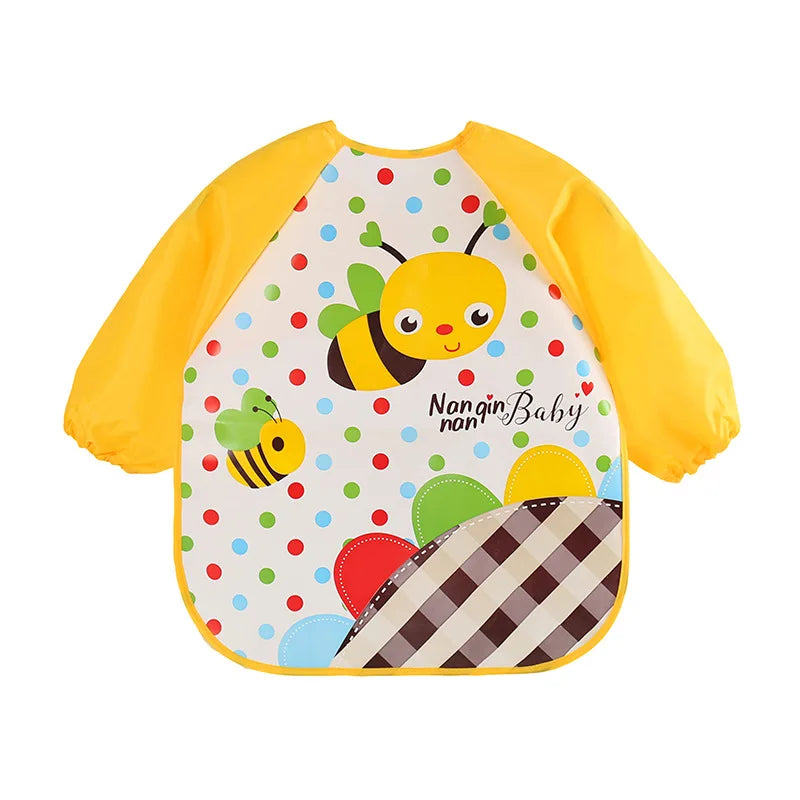 Full-Sleeve EVA Waterproof Feeding Bib