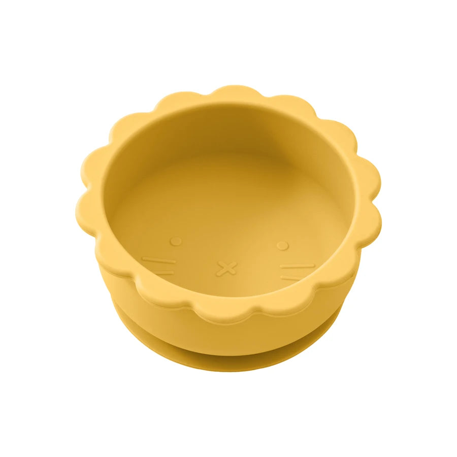Silicone Lion Suction Bowl