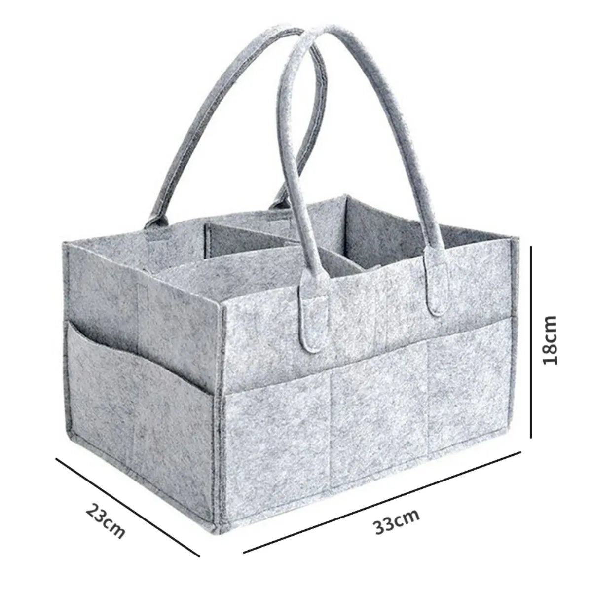 Felt Diaper Caddy Organizer