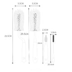360° Rotating Silicone Bottle & Nipple Brush Set