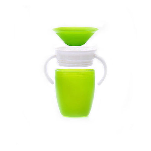 360° Spill-Proof Baby Training Cup with Handles