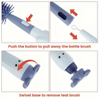 Standing Silicone Bottle Brush Set (3-Piece) – baby bottle cleaner