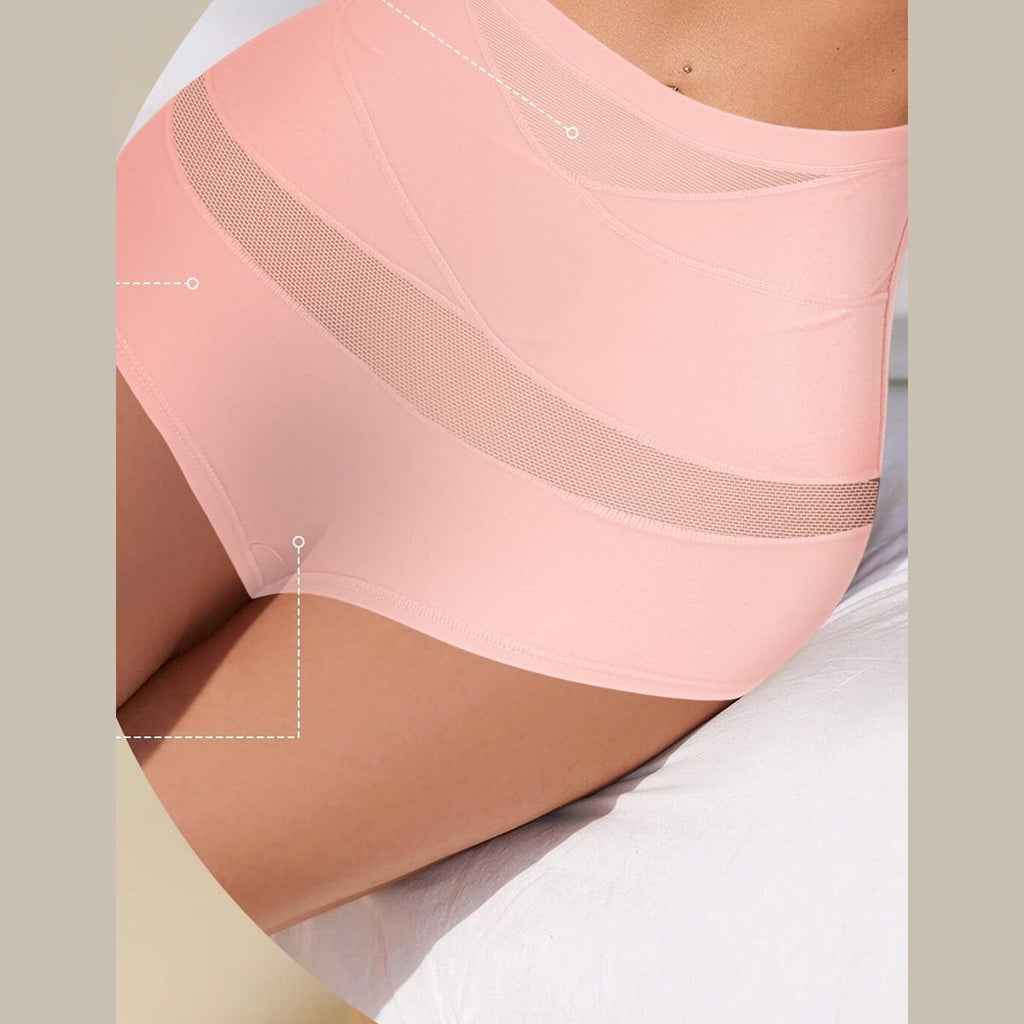 Cross-Smoothing High-Waist Briefs, 4-Pack