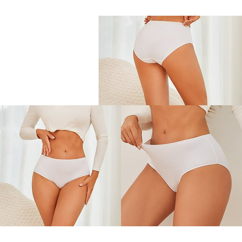 Seamless High-Waist Briefs, 4-Pack